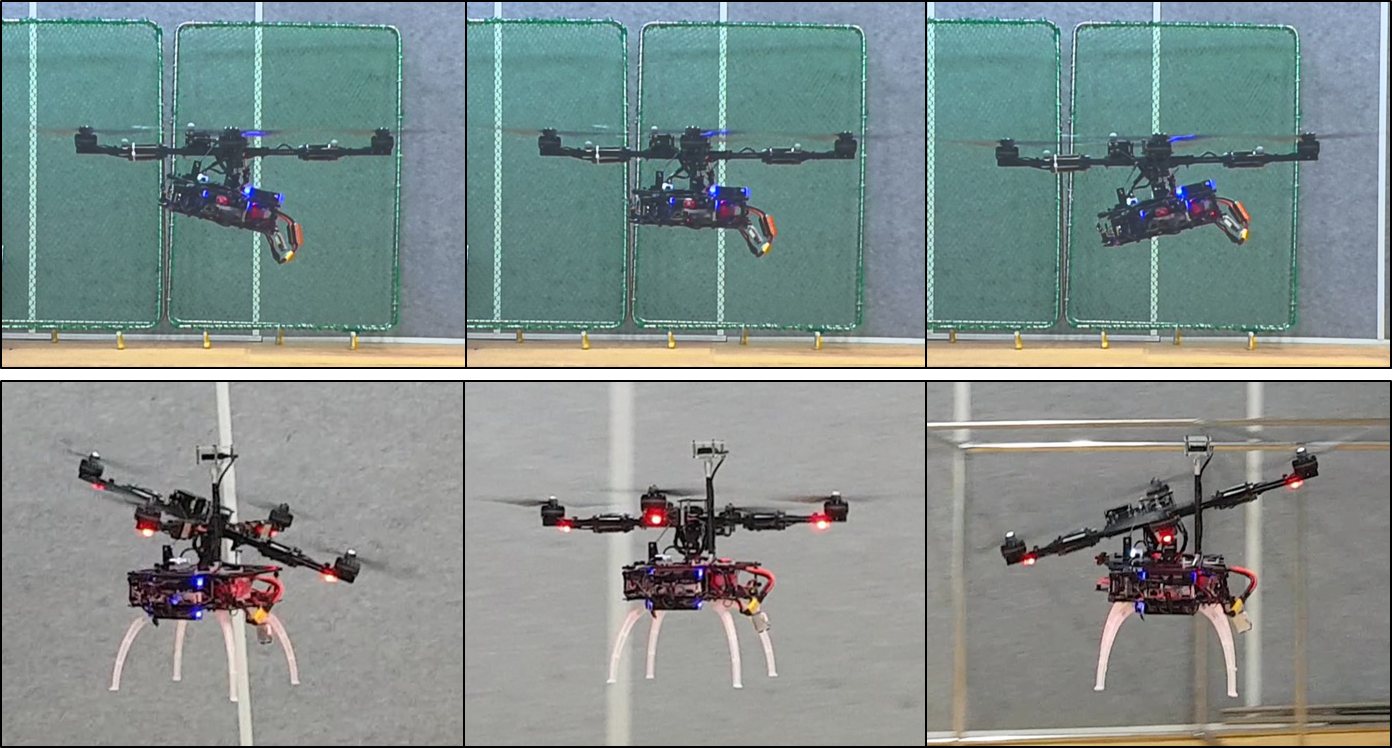 Fully actuated autonomous flight of thruster-tilting multirotor